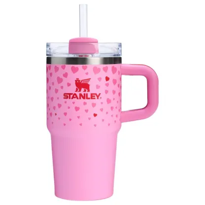 The Stanley 20 oz Stainless Steel H2.0 Flowstate Quencher Tumbler - Valentine's Day