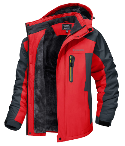 Men's Waterproof Ski Jacket Windproof Outdoor Mountain Parka