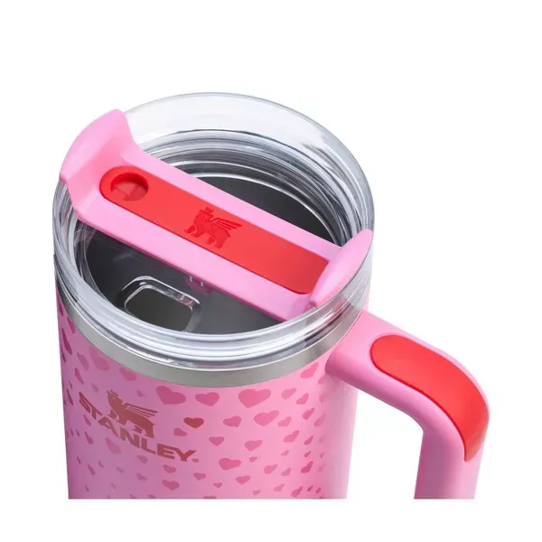 The Stanley 40 oz Stainless Steel H2.0 Flowstate Quencher Tumbler - Valentine's Day