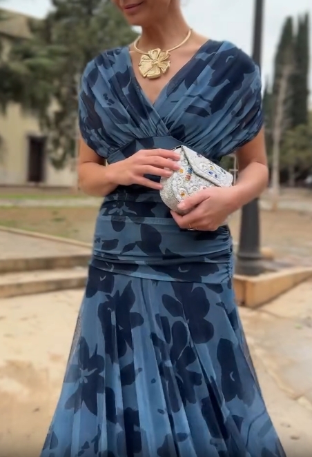 Whispers of Elegance Mesh Gown