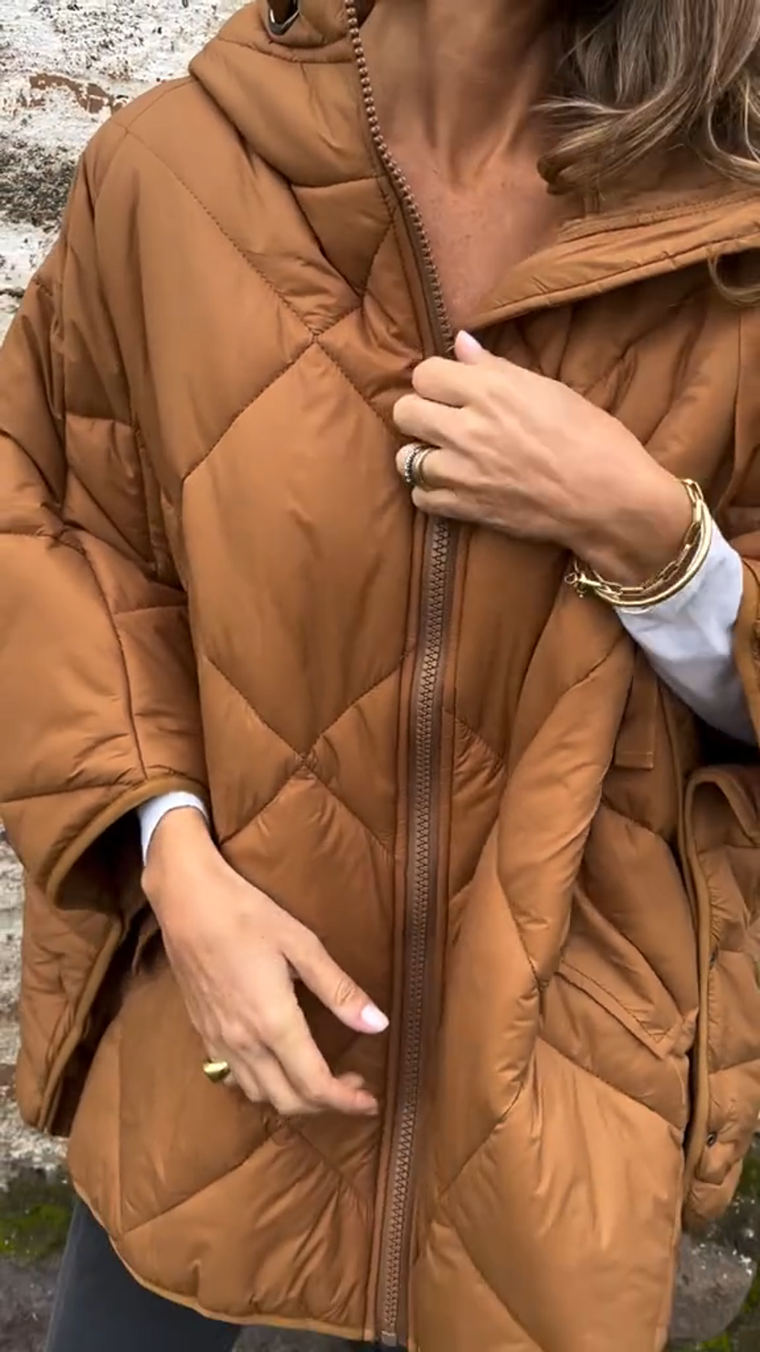 Quilted Hooded Puffer Coat