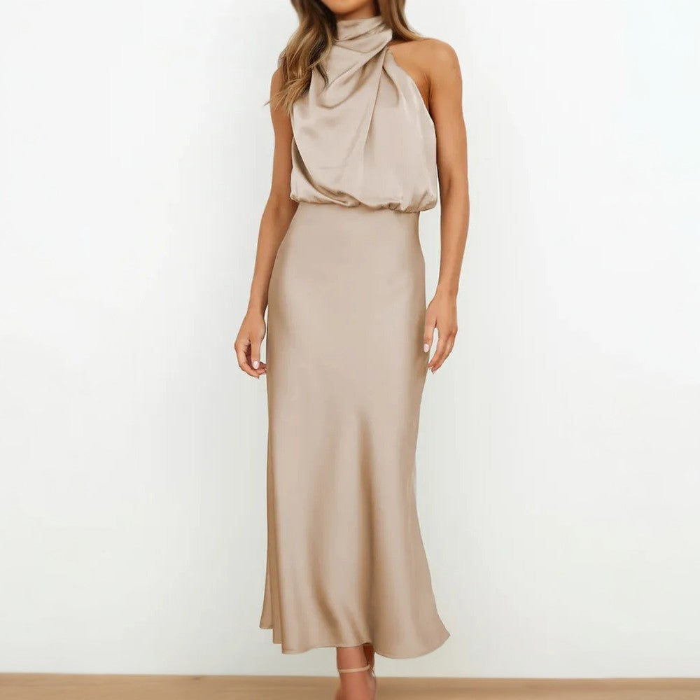 Carmen Elegant Satin Dress