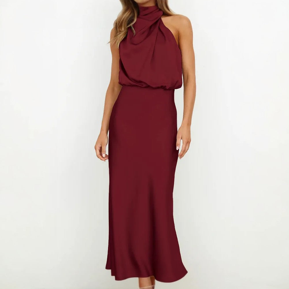 Carmen Elegant Satin Dress