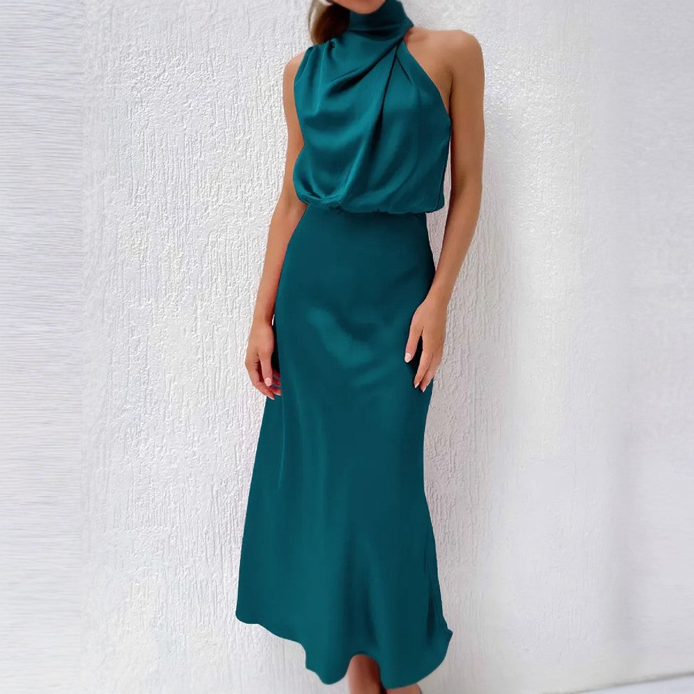 Carmen Elegant Satin Dress