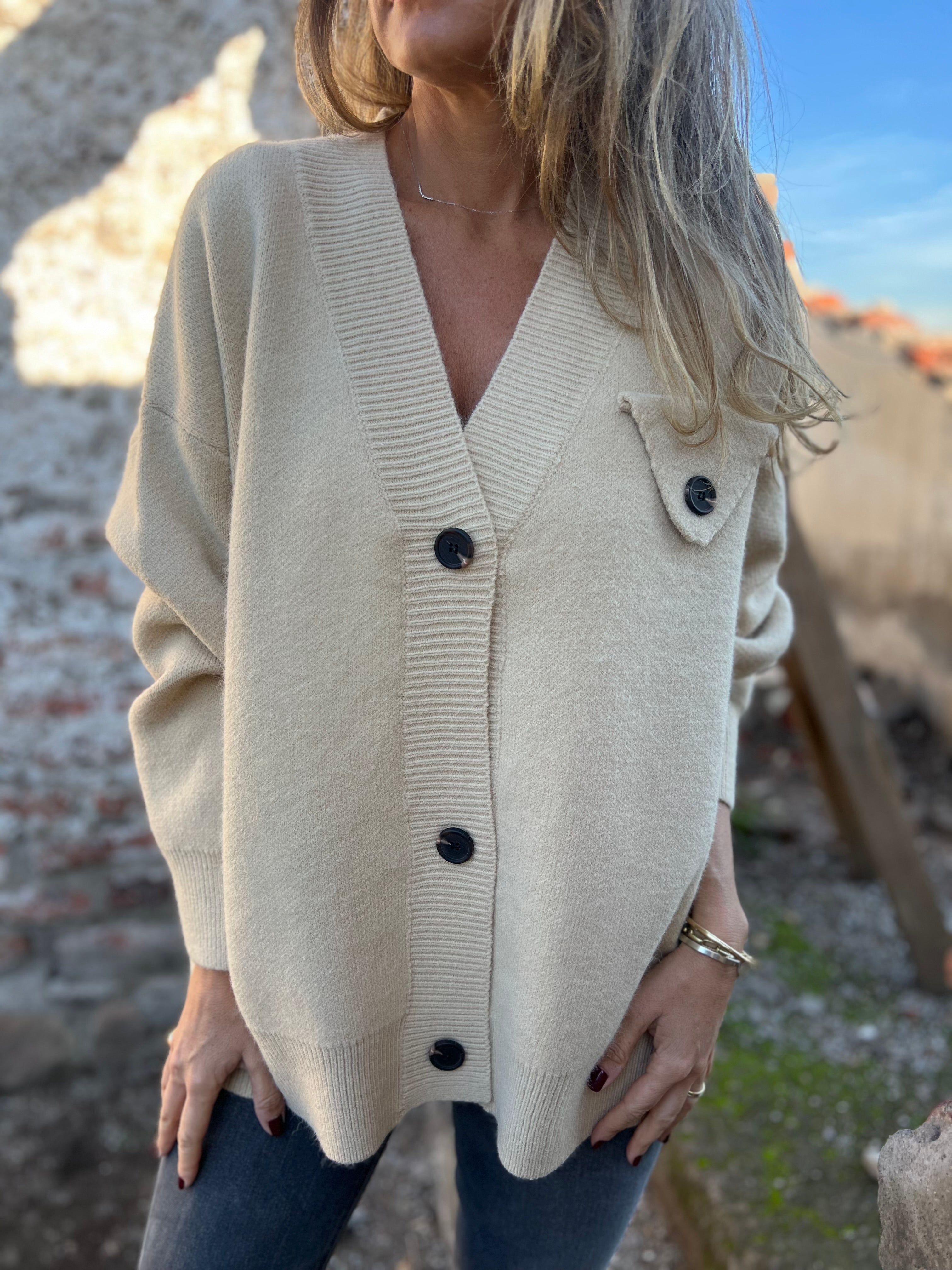 Sweater candelaria crema