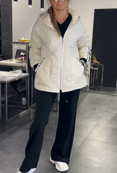 Quilted Nylon Puffer Jacket