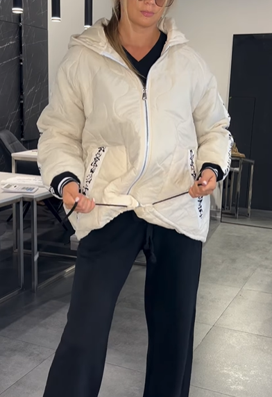 Quilted Nylon Puffer Jacket