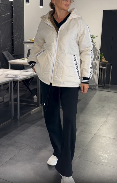 Quilted Nylon Puffer Jacket