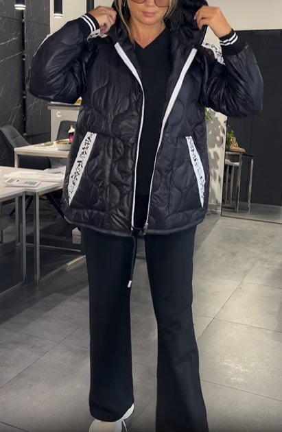 Quilted Nylon Puffer Jacket