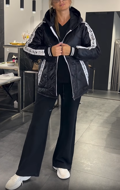 Quilted Nylon Puffer Jacket