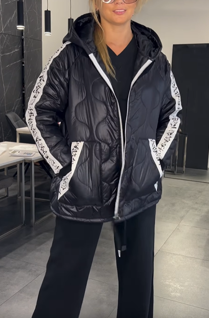 Quilted Nylon Puffer Jacket