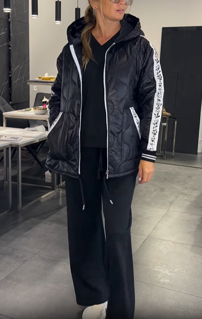 Quilted Nylon Puffer Jacket