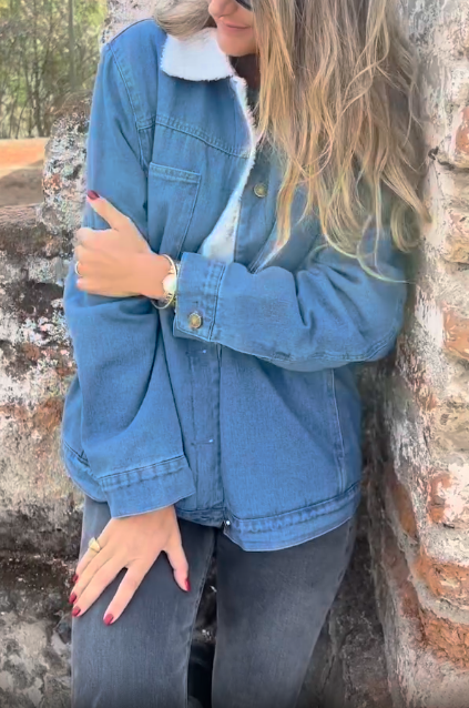 Sherpa - Lined Denim Jacket