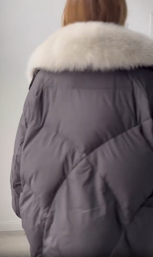Fur-Trimmed Windbreaker