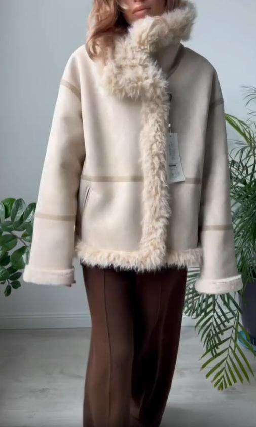 Lambswool Trimmed Coat