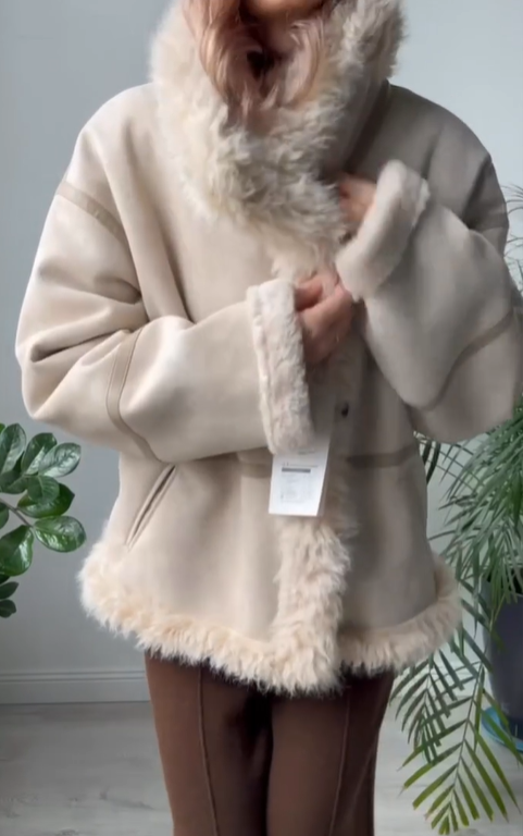 Lambswool Trimmed Coat