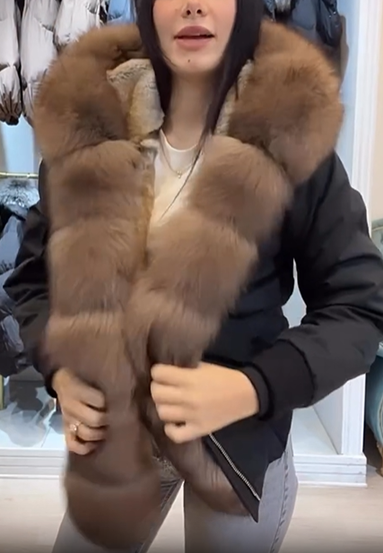 Faux Fur Trim Jacket