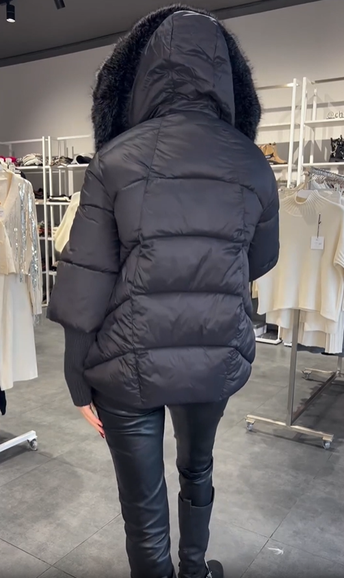 Faux Fur - Trimmed Down Jacket