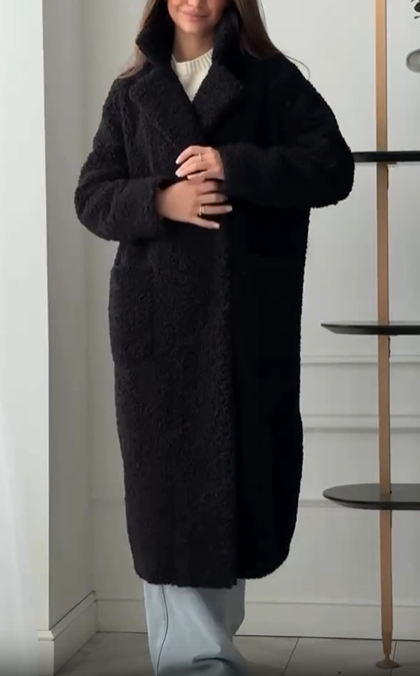 Teddy - Style Wool - Blend Coat