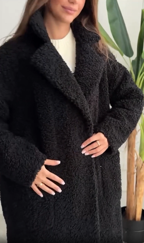 Teddy - Style Wool - Blend Coat