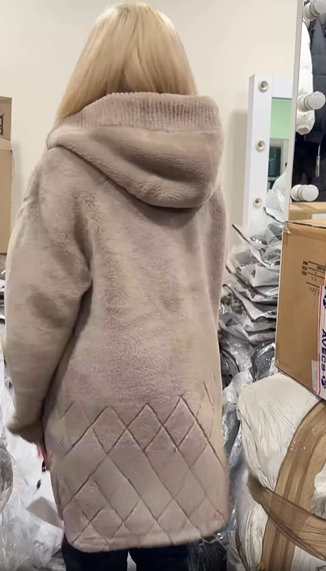 Black Reversible Shearling - Style Coat