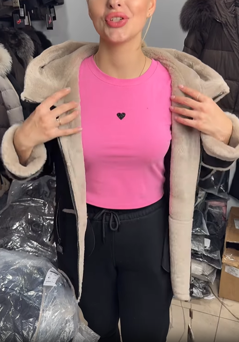 Reversible Shearling - Style and Leather - Like Jacket