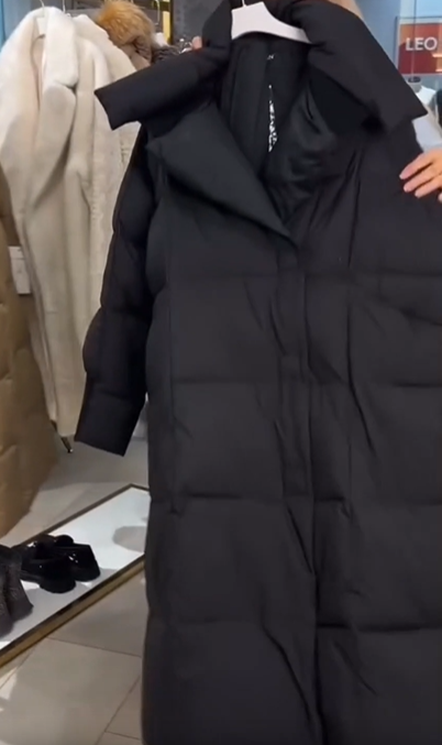 Longline Belted Puffer Coat