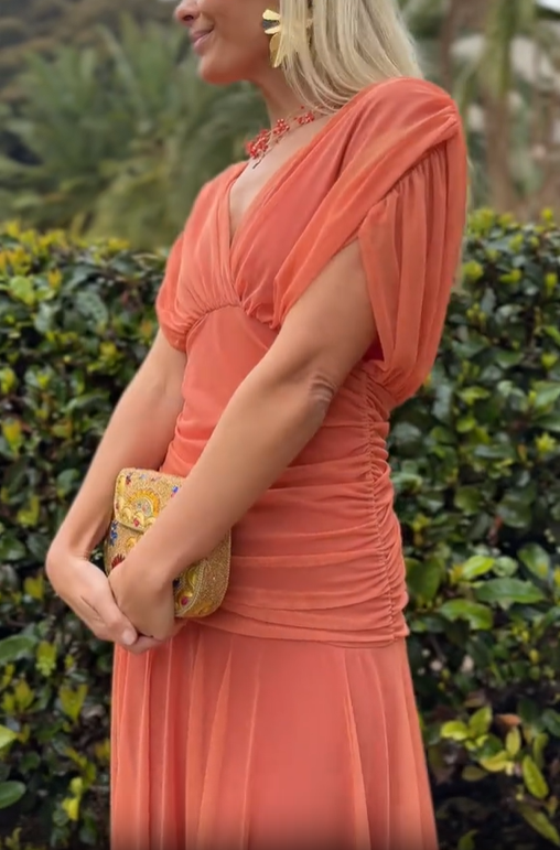 Ethereal Whisper Navy Blue Dress