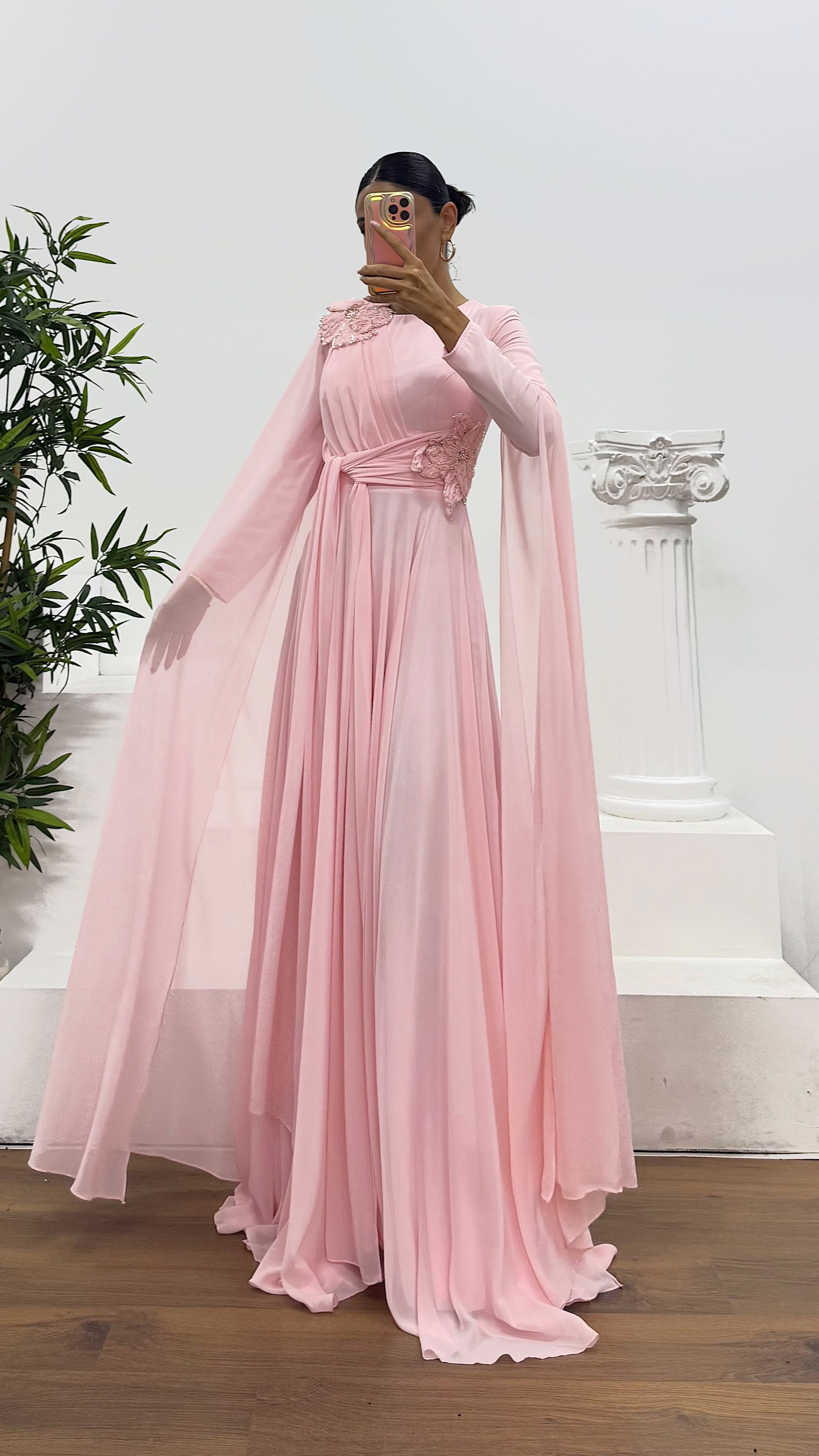 Chiffon Hijab Evening Dress