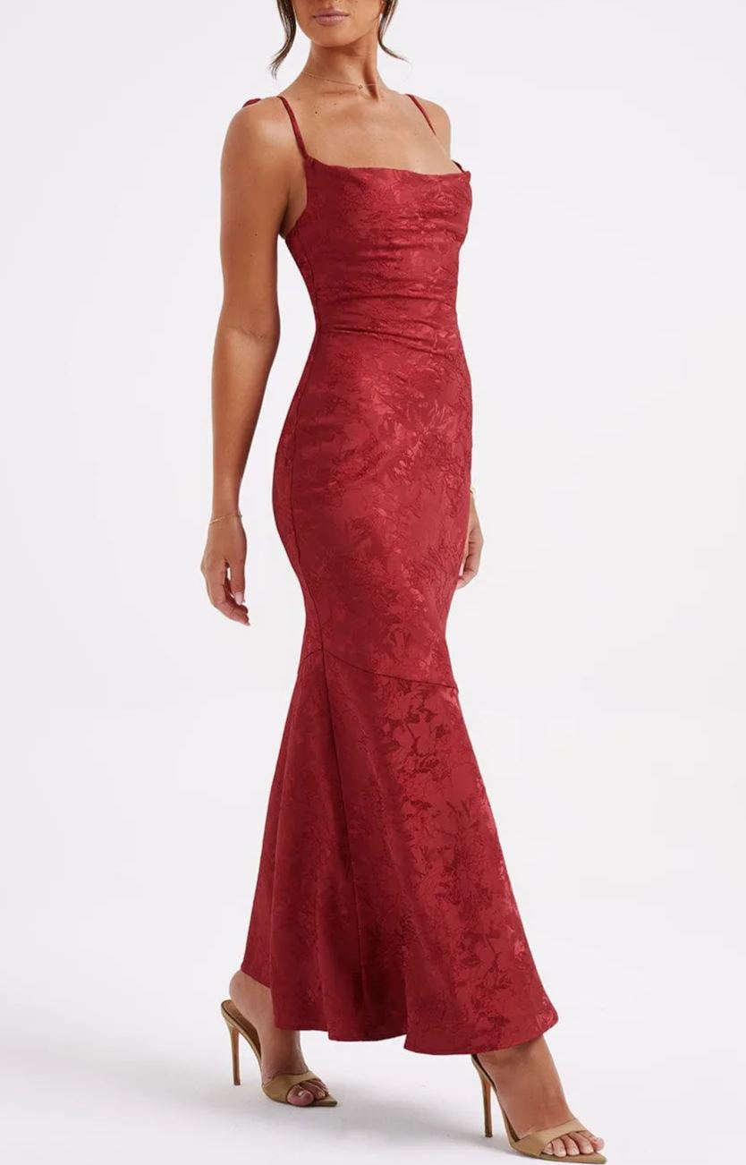 Whitney Maxi Dress - Red