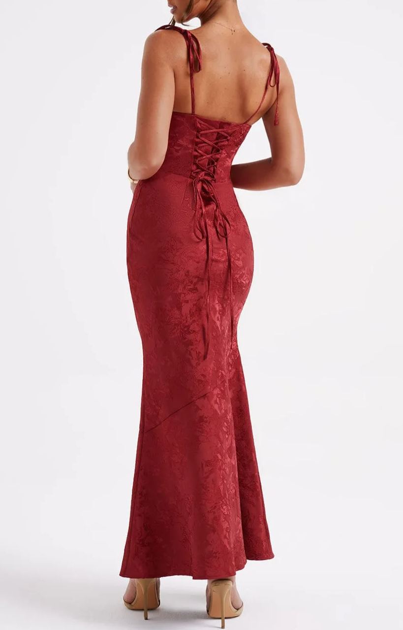 Whitney Maxi Dress - Red