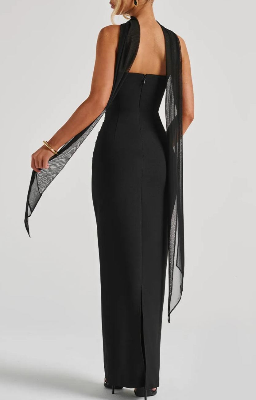 Sophisticated Strapless Evening Gown