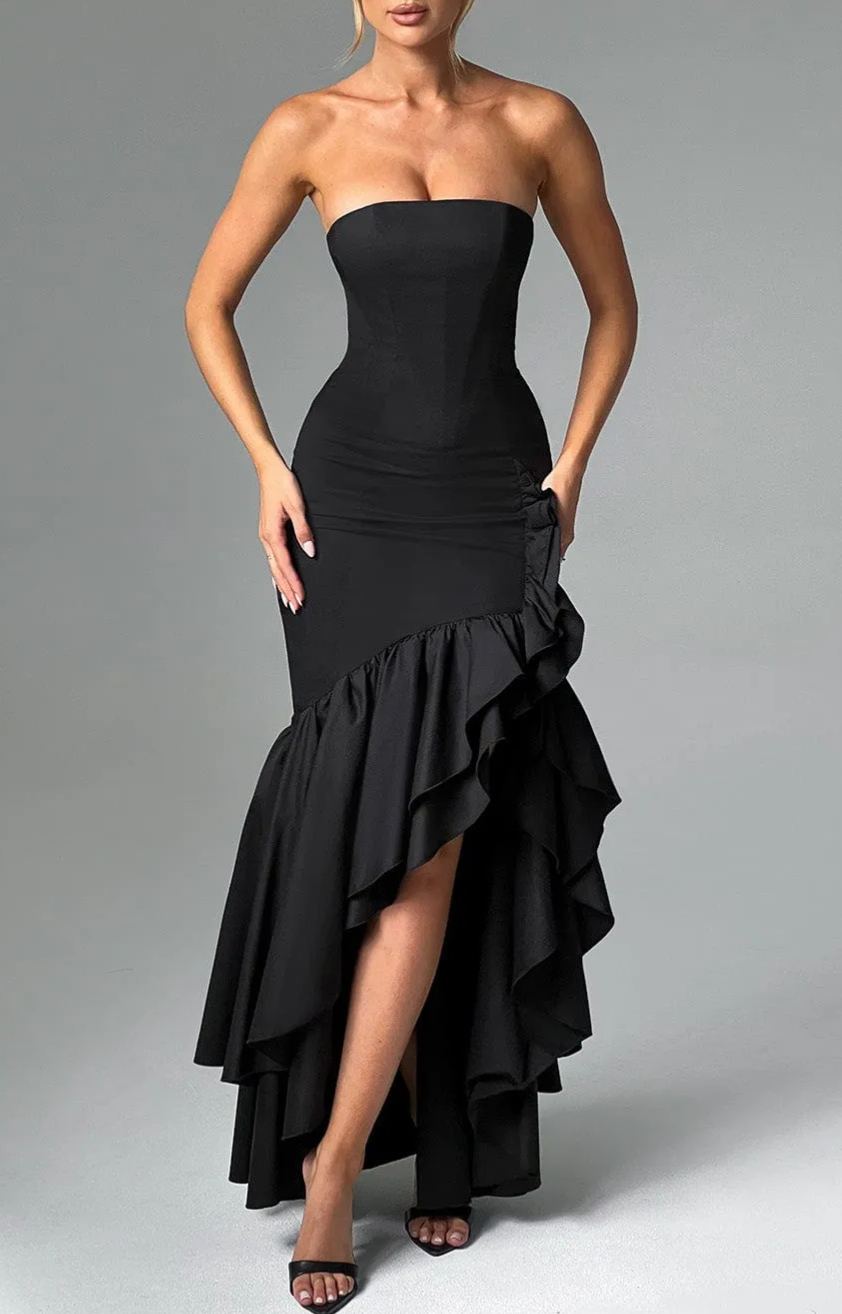 Angelina Maxi Dress - Navy