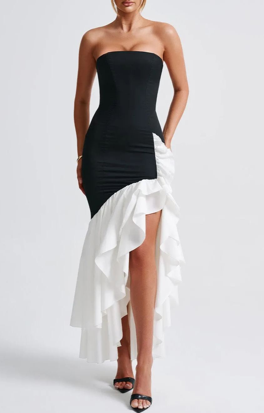 Angelina Maxi Dress - Navy