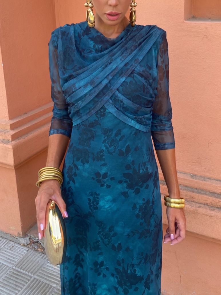 Lucy Petroleum Blue Dress