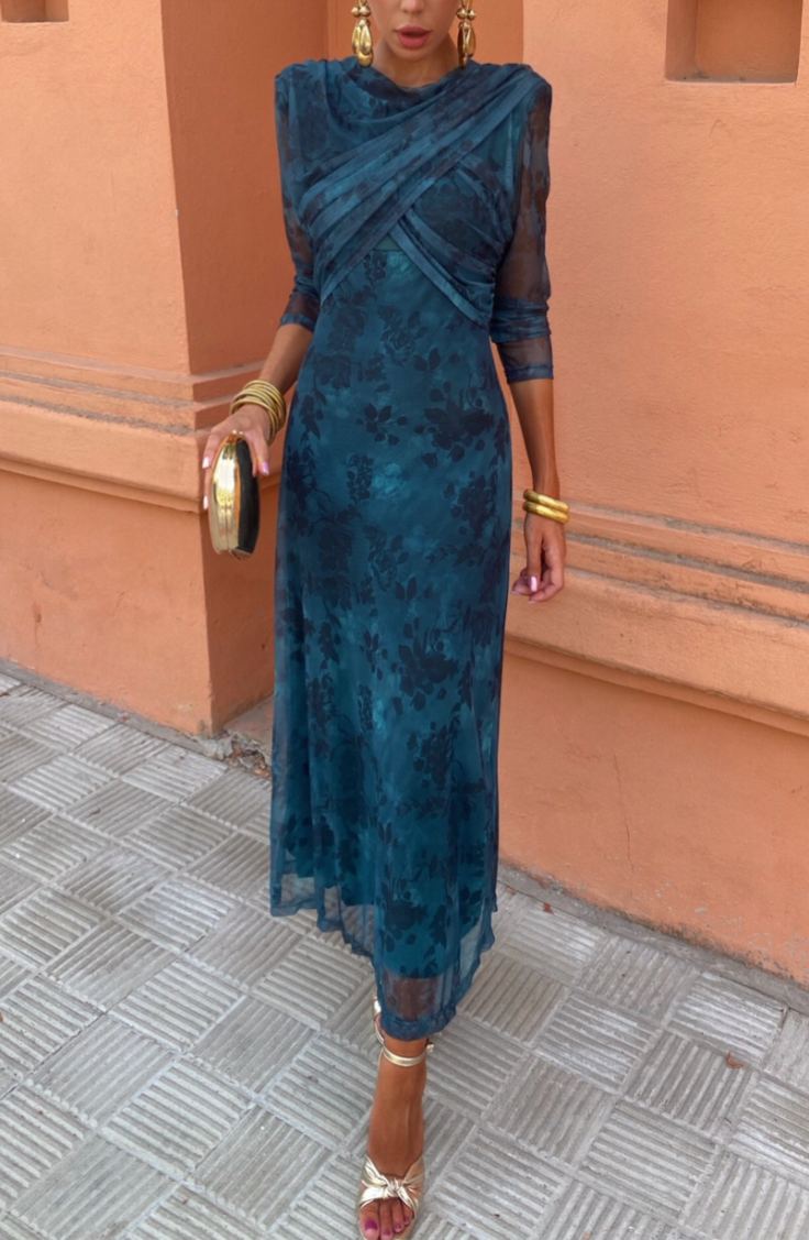 Lucy Petroleum Blue Dress