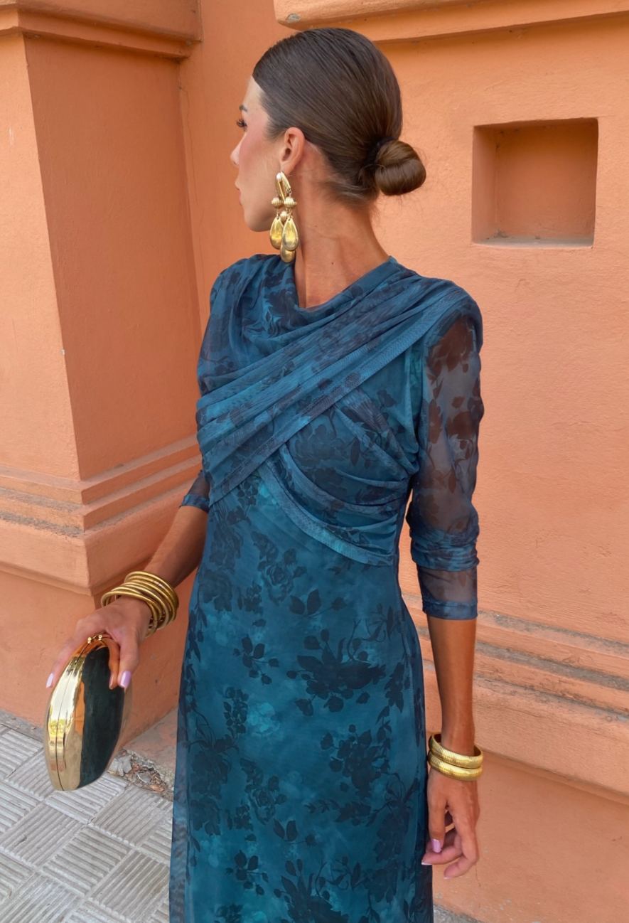 Lucy Petroleum Blue Dress