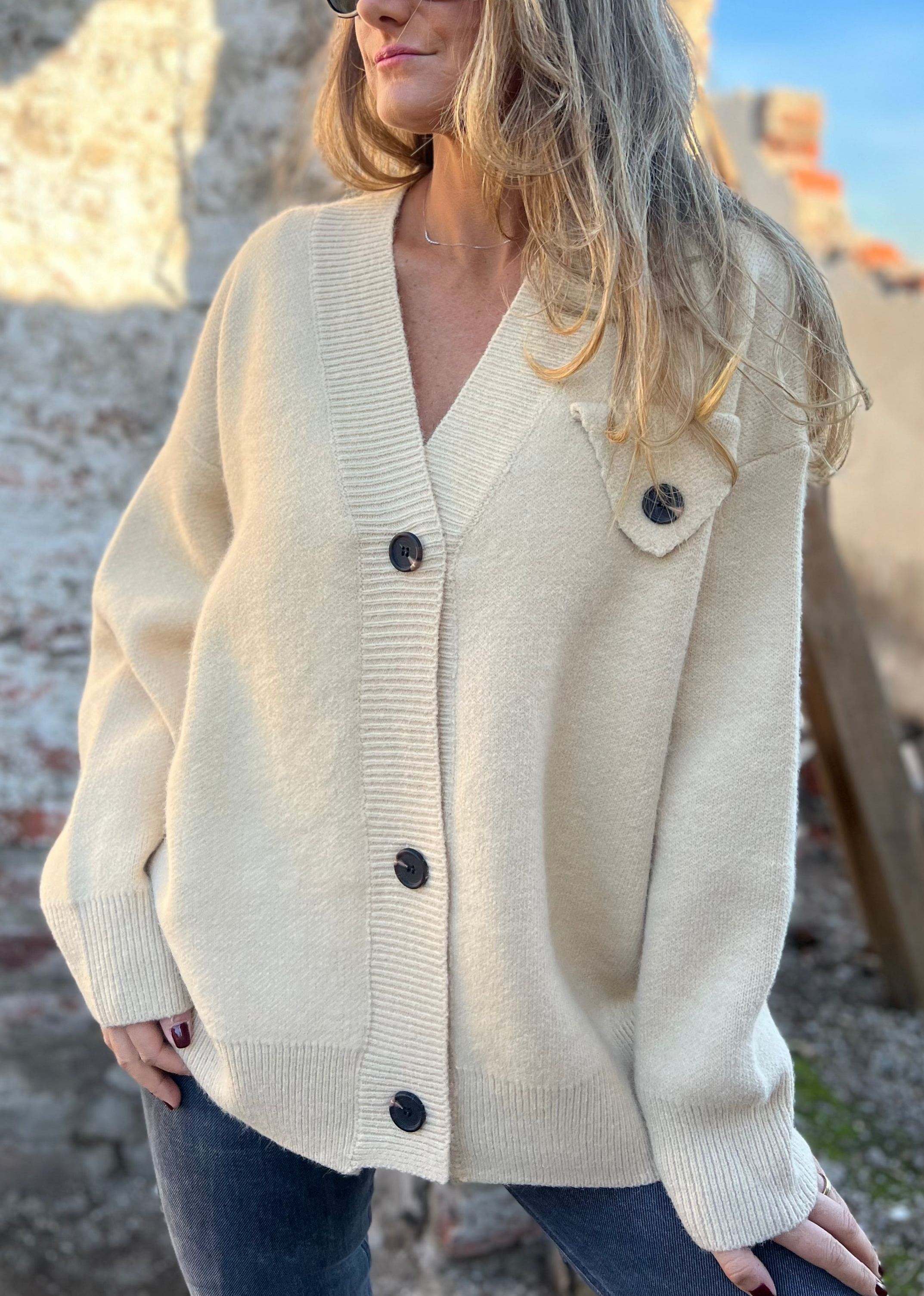 Sweater candelaria crema