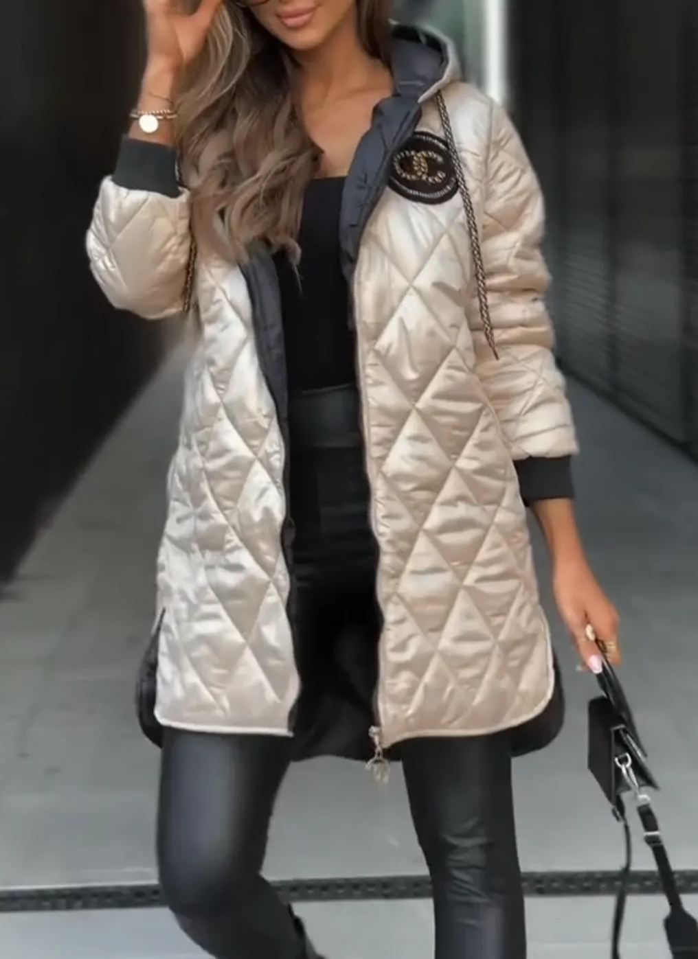 [Copy]Black Hooded Puffer Jacket