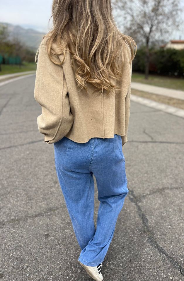 Double - Breasted Short Coat