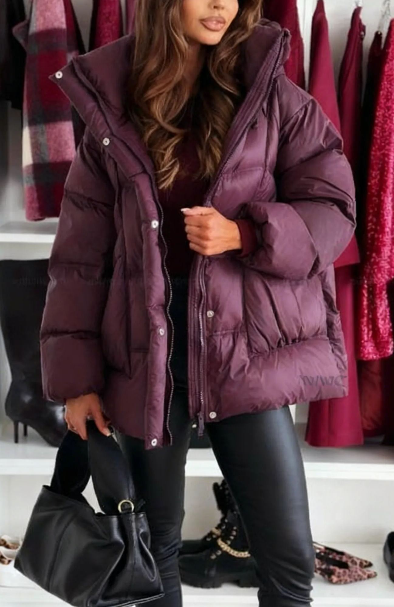 Puffy Hooded Puffer Jacket