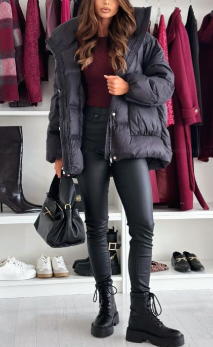 Puffy Hooded Puffer Jacket