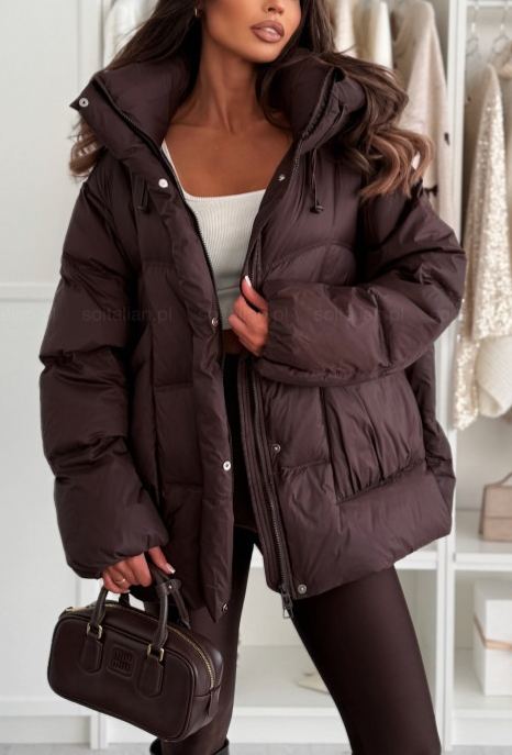 Puffy Hooded Puffer Jacket