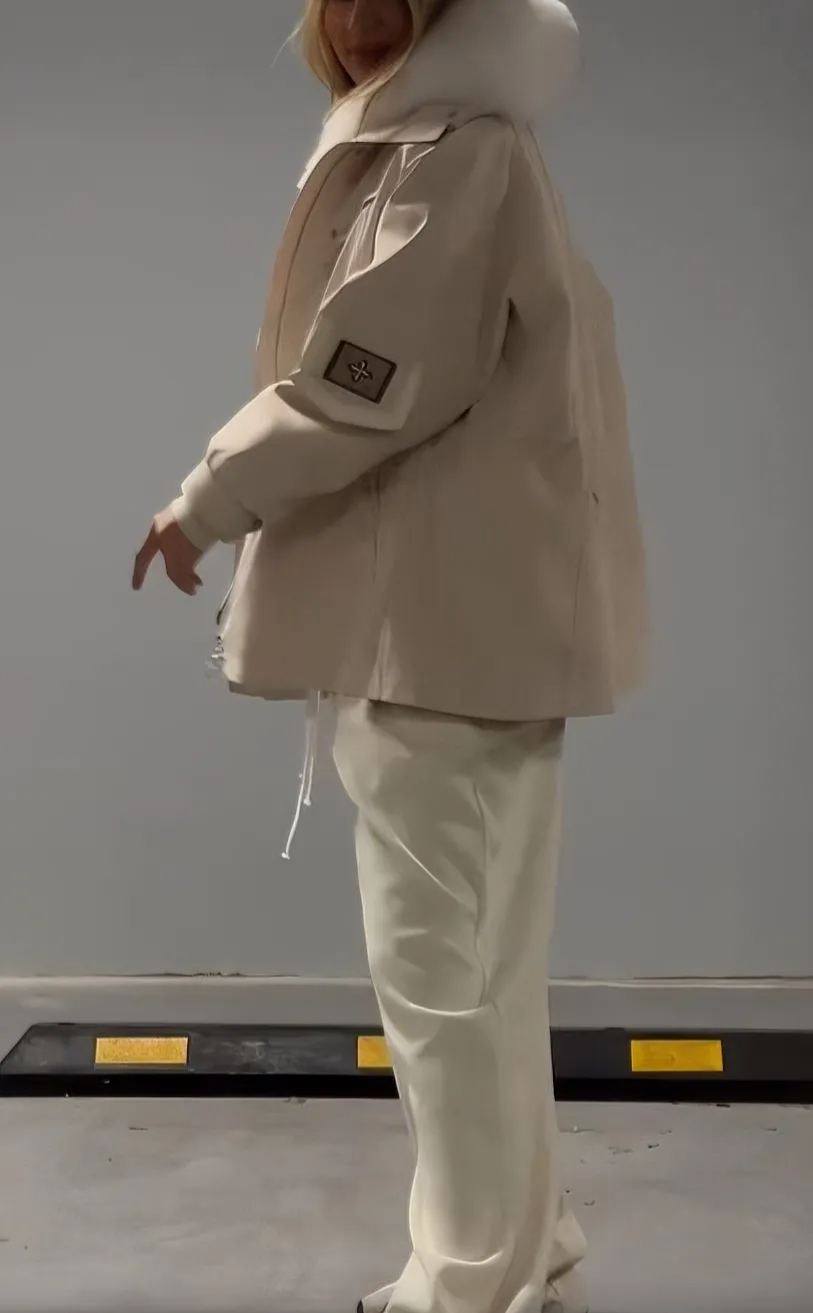 Faux Fur Lined Multifunctional Parka