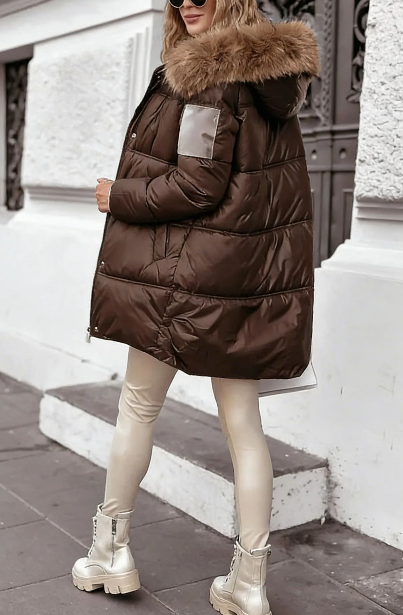 Happy Season Long Quilted Jacket