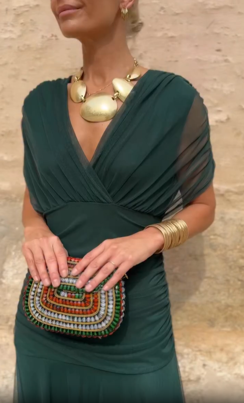 Ethereal Whisper Fuchsia Dress