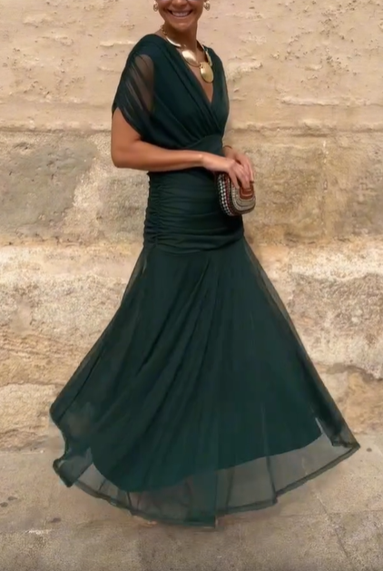 Ethereal Whisper Fuchsia Dress