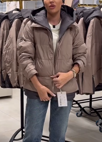 Quilted Hooded Puffer Jacket