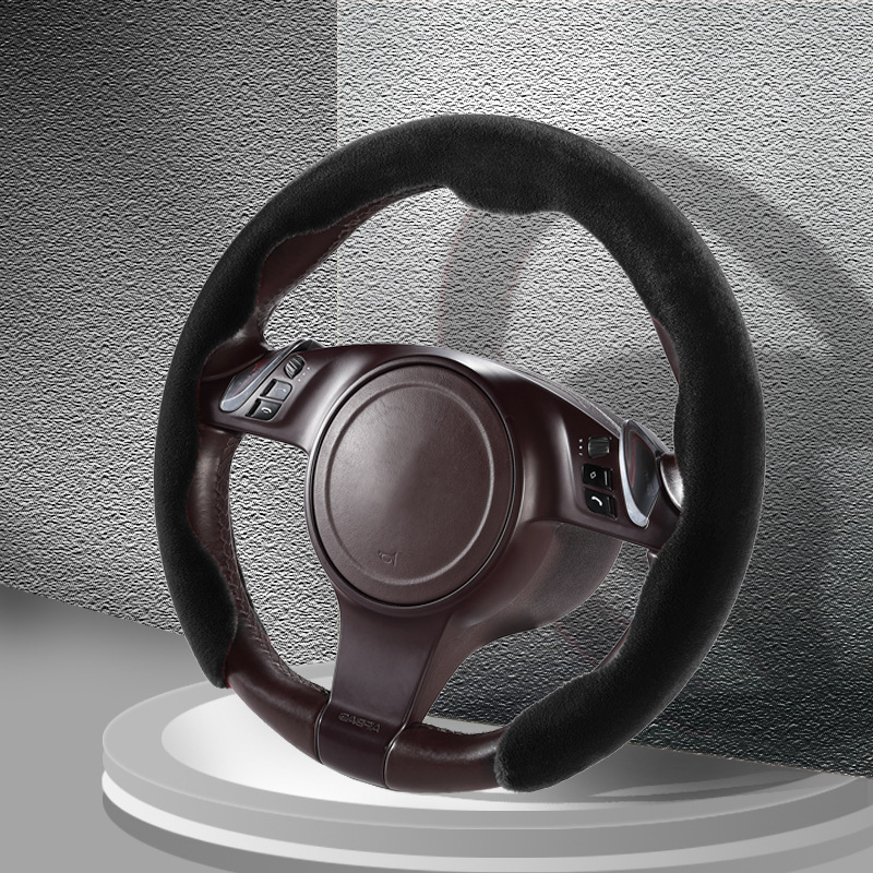 Universal Plüsch-Lenkradabdeckung