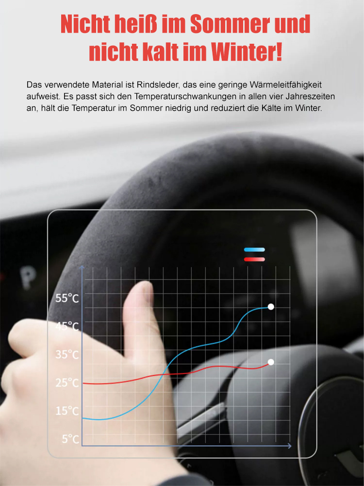 Universal Plüsch-Lenkradabdeckung